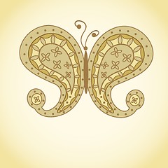 Image showing Paisley Butterfly