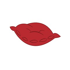 Image showing red pillow empty