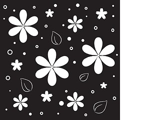 Image showing Floral seamless beautiful pattern