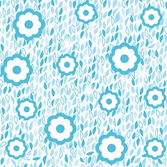 Image showing Cute seamless floral pattern background