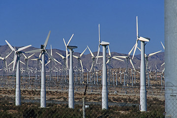 Image showing Wind turbines