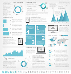 Image showing IT Industry Infographic Elements