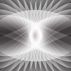 Image showing Retro Radial light and ground Background