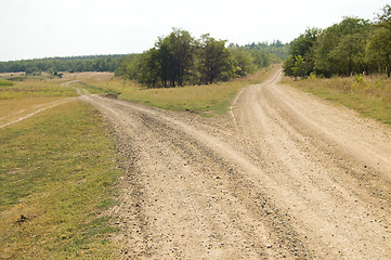 Image showing two rural roads