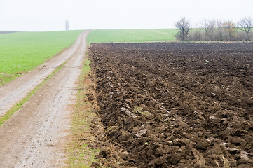 Image showing road in fog