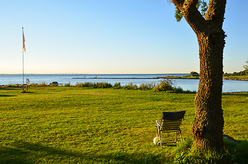 Image showing Evening at beach