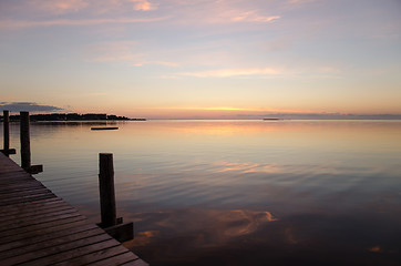 Image showing Sunset light