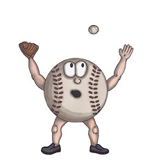 Image showing american baseball