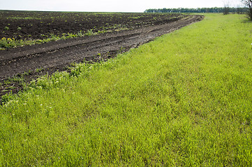 Image showing rural road near field