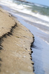 Image showing abstract view of sea shore