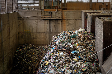 Image showing Large heap of garbage