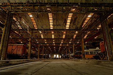 Image showing Interior of a vehicle repair station