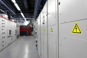 Image showing Control room of a power plant