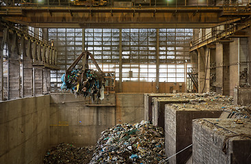 Image showing Waste processing plant interior