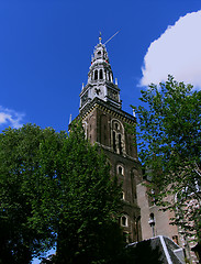 Image showing Oude Kerk in Amsterdam