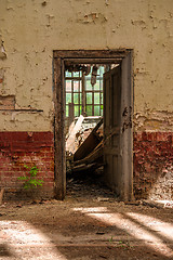 Image showing Door with bright light