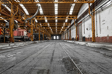 Image showing Interior of a vehicle repair station