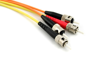 Image showing Fiber Optic Computer Cables