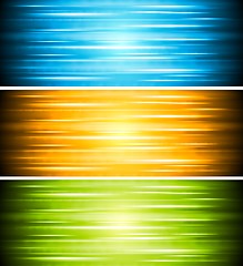 Image showing Elegant bright vector banners