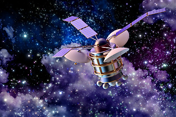 Image showing 3D model of an artificial satellite of the Earth