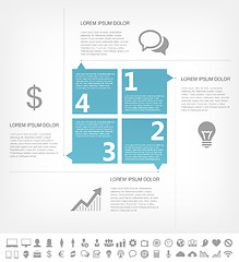 Image showing IT Industry Infographic Elements