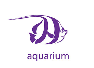 Image showing symbol of the tropical fish