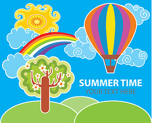 Image showing Summer vector background