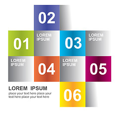 Image showing Modern design element template