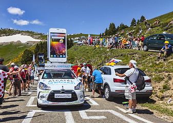 Image showing Alcatel One Touch Car in Pyrenees Mountains