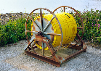 Image showing Large Hose Pipe Reel