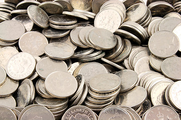 Image showing Money - 5 Pence Pieces