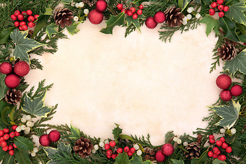 Image showing Traditional Christmas Border