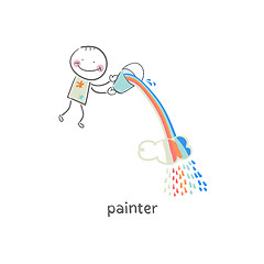 Image showing Painter