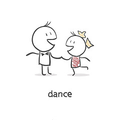 Image showing Dancing couple.