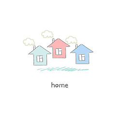 Image showing House. Illustration.