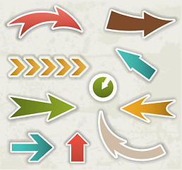 Image showing color vector arrows