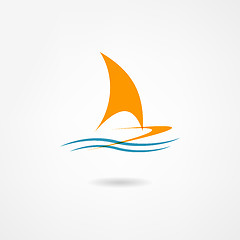Image showing yacht icon