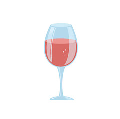 Image showing Stylized wine glass