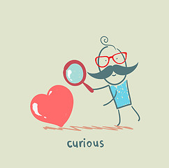 Image showing curious