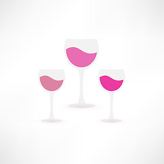 Image showing wine glasses Icon