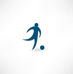 Image showing Footballer icon.