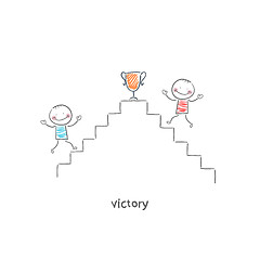 Image showing Victory. Illustration.