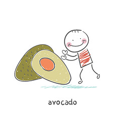 Image showing Avocado and people