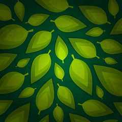 Image showing fresh green leaves design