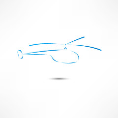 Image showing Helicopter Icon
