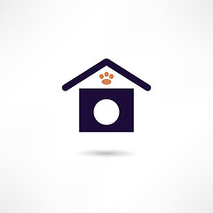 Image showing dog house icon