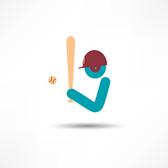 Image showing ballplayer