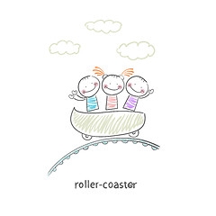 Image showing roller-coaster