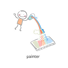 Image showing Painter