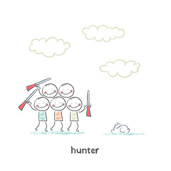 Image showing hunter